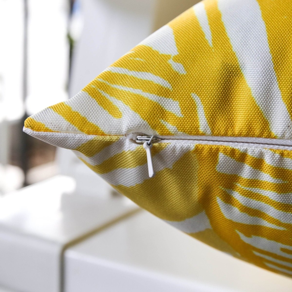 Outdoor Weather Resistant Polyester Square Pillow 20x20 Inch - Zenvia - Omega Lifestyles