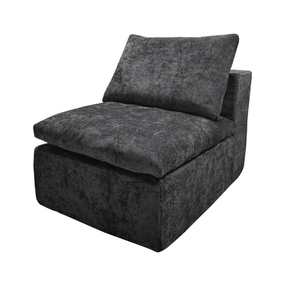 Plush Corduroy Modular Sectional Sofa With Chaise Lounge - Omega Lifestyles