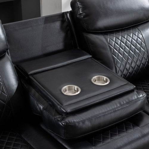 Reclining Sofa With LED & Bluetooth - Sleep Galleria