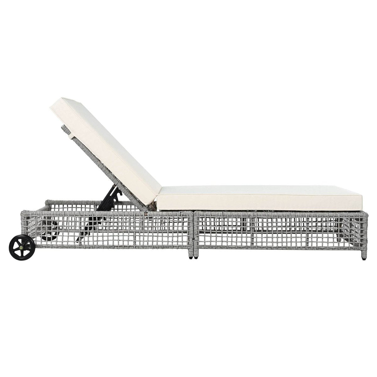 Set of 2 Outdoor Rattan Lounge Chairs With Cushions - Sleep Galleria