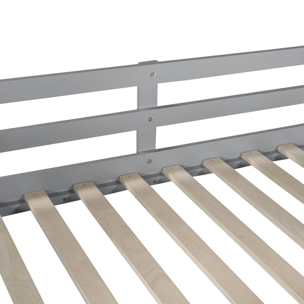 Twin Over Twin Pine Wood Bunk Bed With Slide Ladder - Sleep Galleria