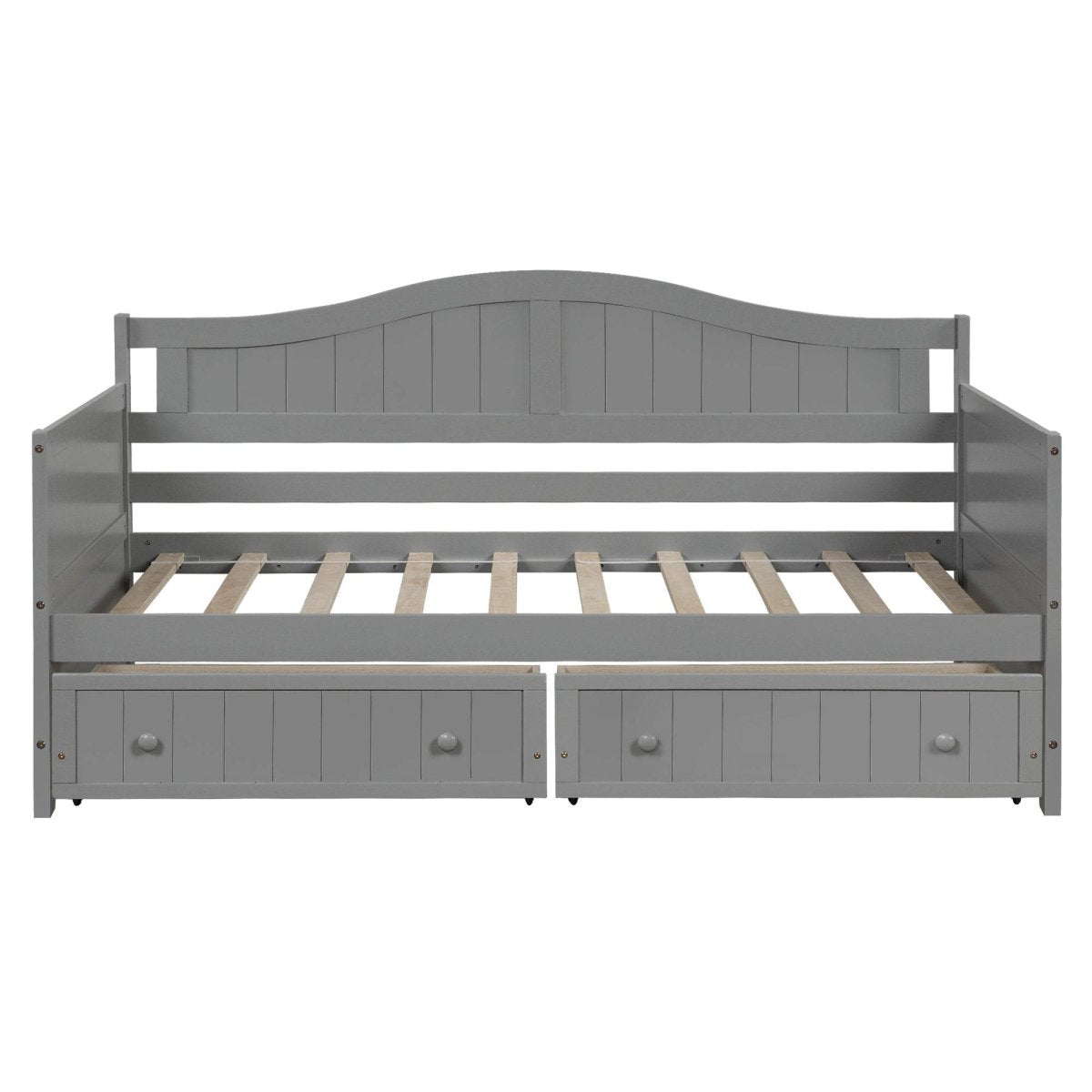 Twin Solid Wood Daybed With Storage Drawers - Zenvia - Omega Lifestyles