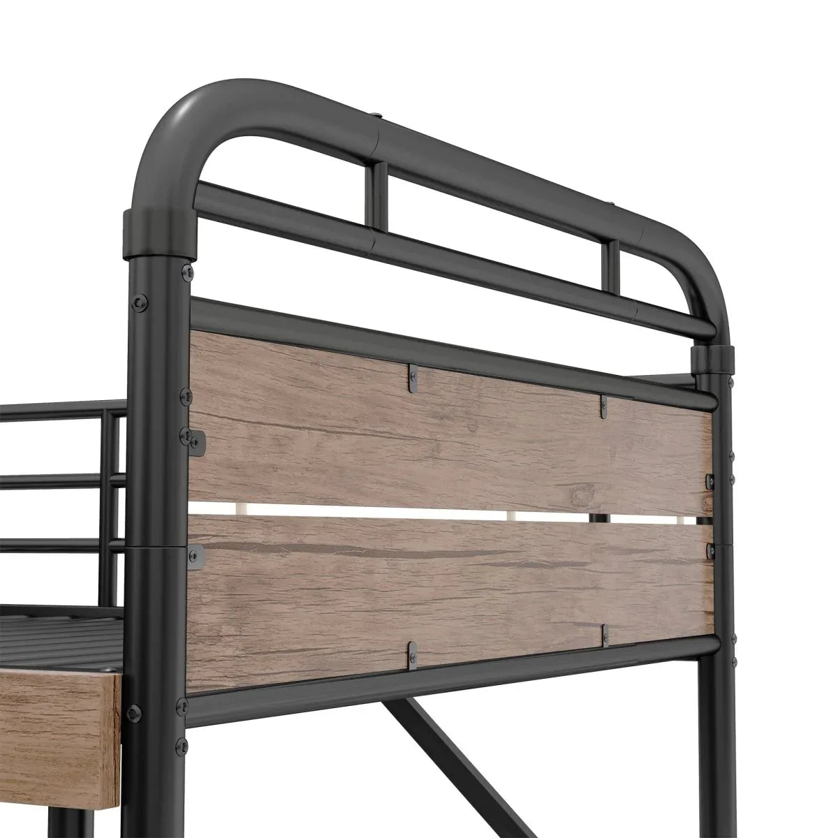 Twin XL Metal Bunk Bed With LED Lights And Storage Drawers - Omega Lifestyles