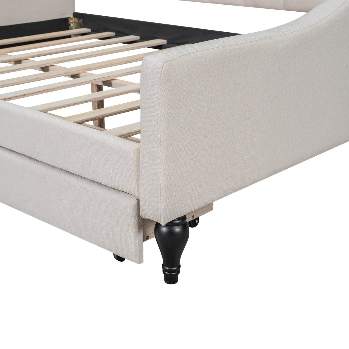 Upholstered Tufted Daybed With Drawers - Sleep Galleria