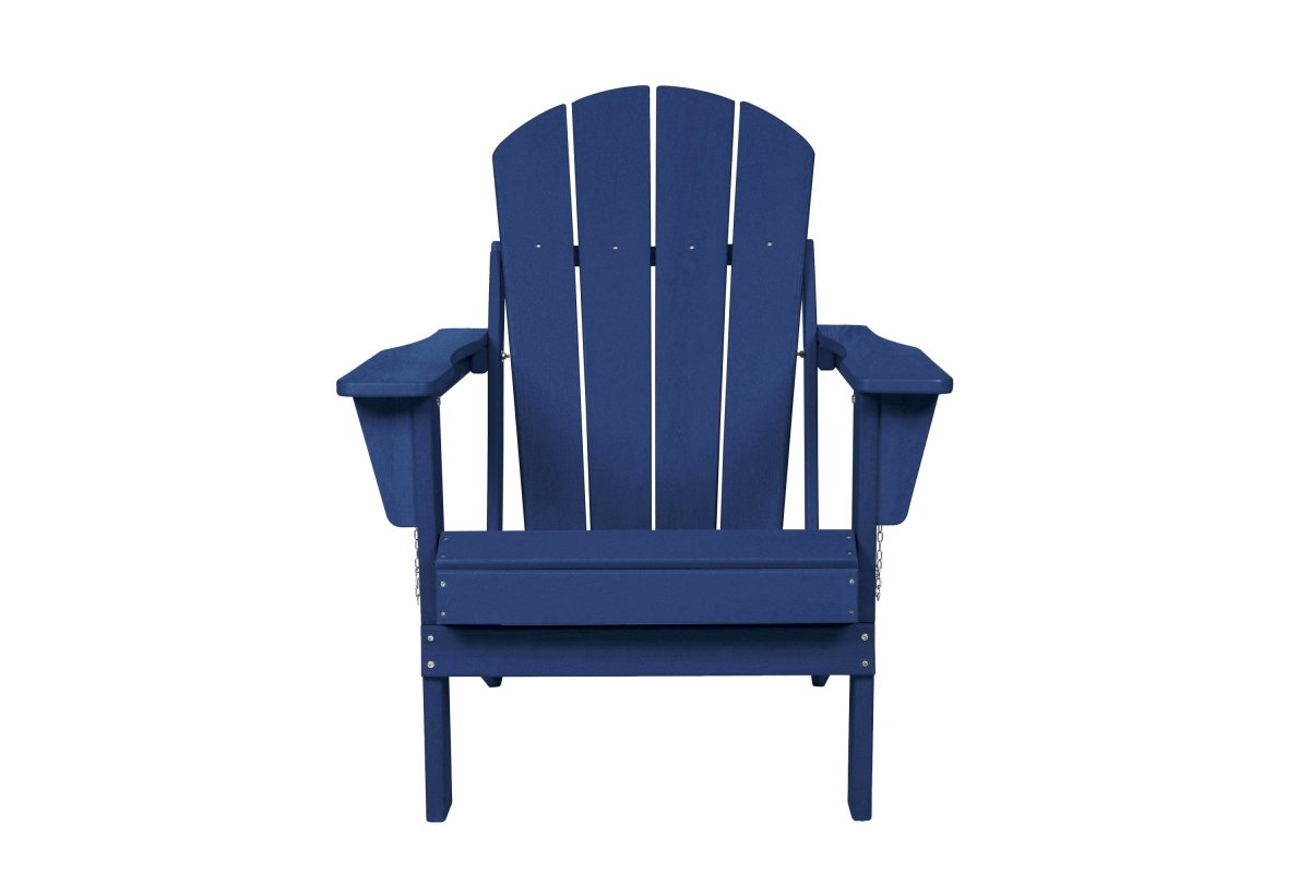 Weather-Resistant Folding Adirondack Chair Set - Sleep Galleria