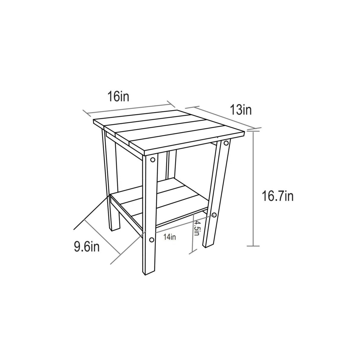Weather-Resistant Folding Adirondack Chair Set - Sleep Galleria
