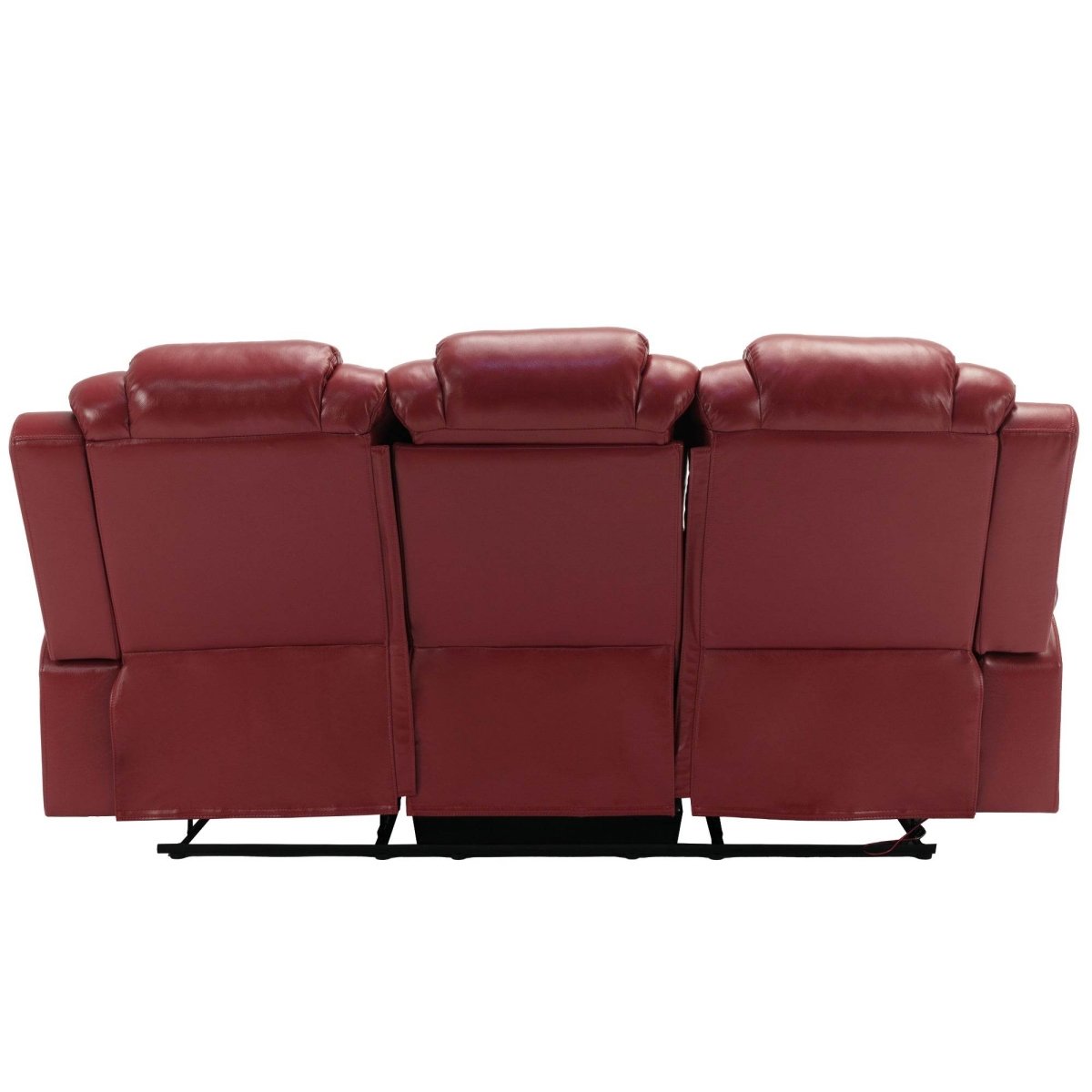Wind Red Manual Recliner Chair With LED Light Strip - Zenvia - Omega Lifestyles