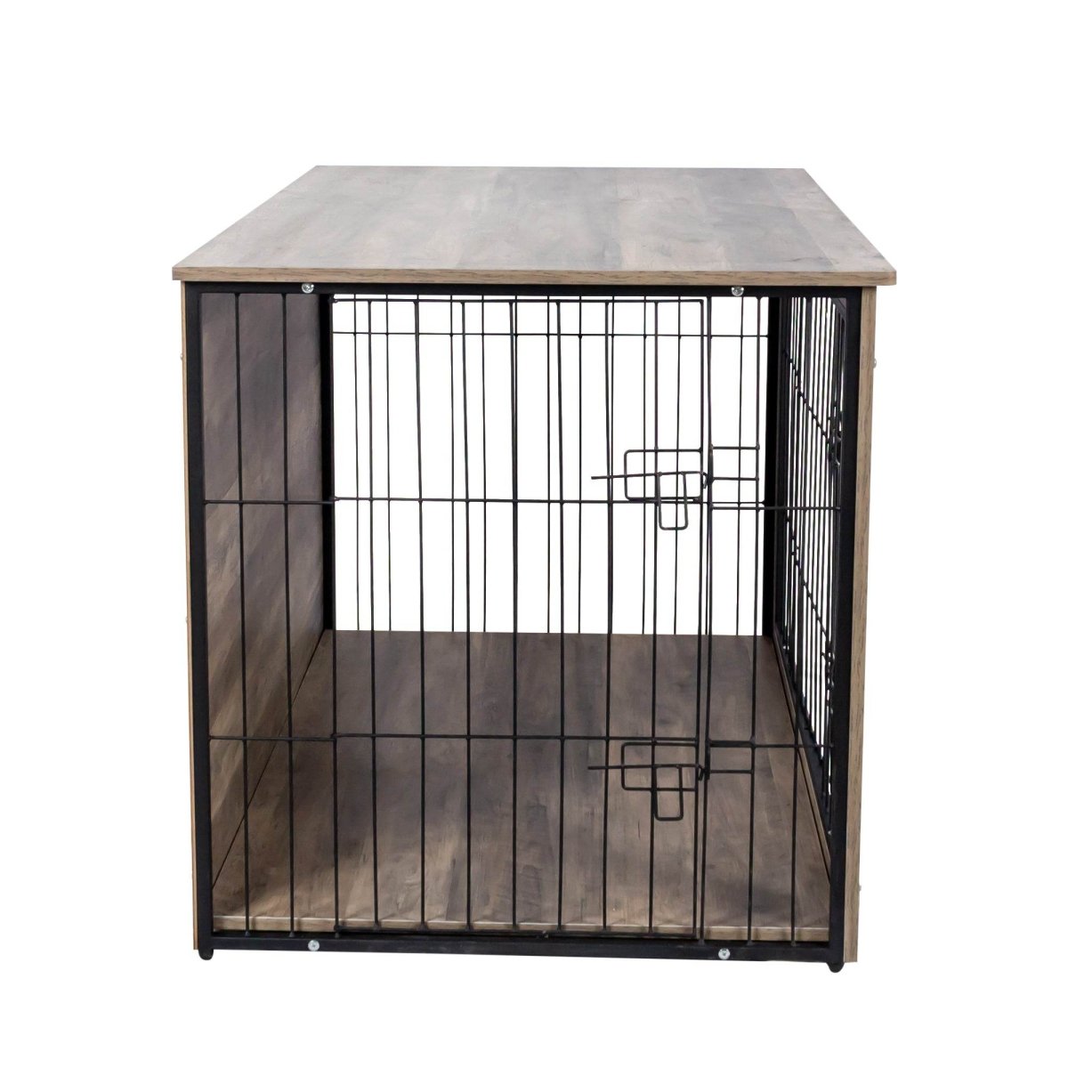 Wooden Dog Crate Furniture With Double Doors - Sleep Galleria