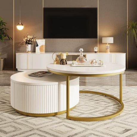 Round Coffee Tables - Sleep Galleria