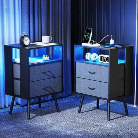 Smart Modern Nightstands - Omega Lifestyles