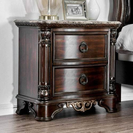 Ornate Traditional Nightstands - Omega Lifestyles