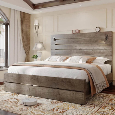 Reclaimed Wood Bed Frames - Omega Lifestyles