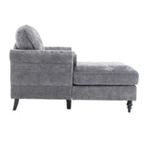 Chenille Oversized Foam Recliner Sofa With Removable Cushions - Omega Lifestyles