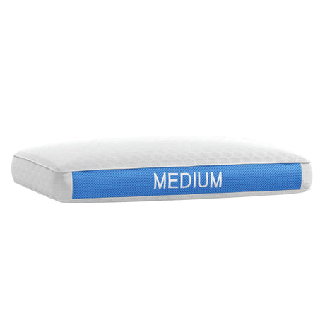 Medium Cooling Gel-Infused Memory Foam Standard Pillow - Omega Lifestyles