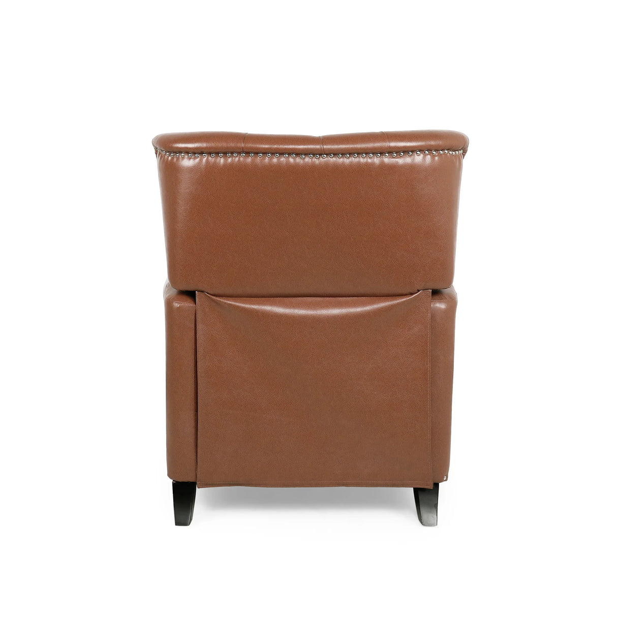 Contemporary Tufted Pushback Recliner With Nailhead Accents - Omega Lifestyles