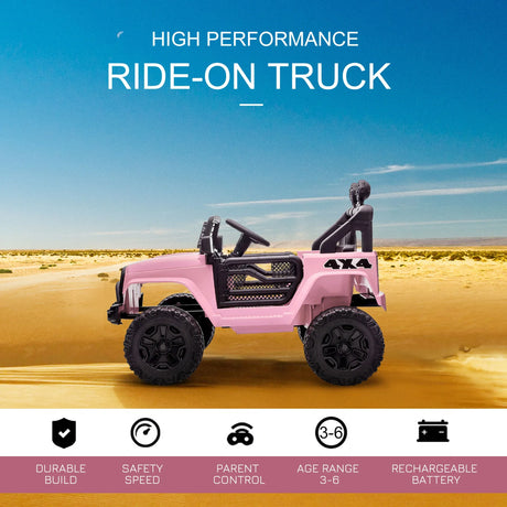 12V Electric Kids Ride On Truck With Parent Remote Control - Omega Lifestyles