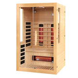 2 to 3 Person Hemlock Wood Low EMF Far Infrared Sauna - Omega Lifestyles