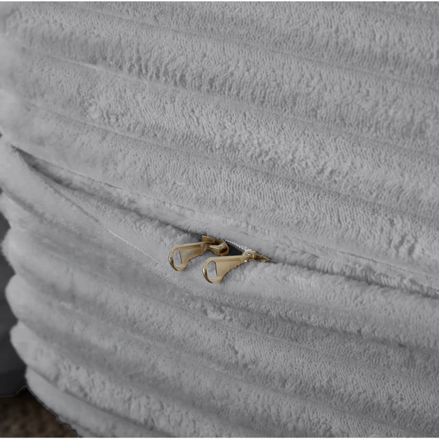 Full Size Plush Corduroy Folding Sleeper Sofa Bed With Pillows - Omega Lifestyles