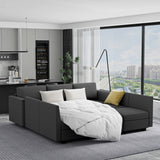 Modular 7-Seater U-Shaped Memory Foam Sectional Sofa - Omega Lifestyles