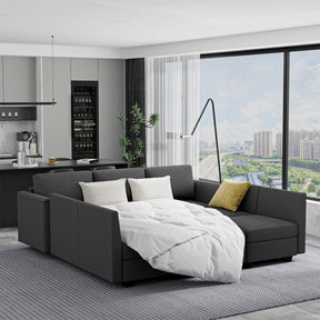 Modular 7-Seater U-Shaped Memory Foam Sectional Sofa - Omega Lifestyles