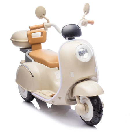 12V Dual Motor Kids Three-Wheel Electric Ride-On Motorcycle - Omega Lifestyles