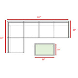 4-Person Handwoven Wicker Outdoor Patio Seating Set With Cushions - Omega Lifestyles