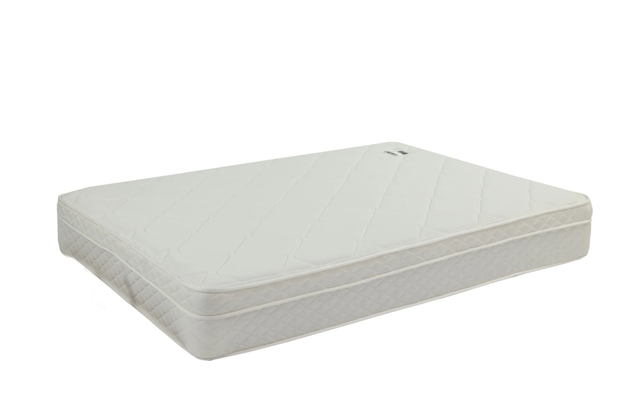 Full Medium 9-Inch Bonnell Coil Euro Top Mattress - Omega Lifestyles