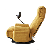 Adjustable Yellow Soft Plush Swivel Lounge Chair - Omega Lifestyles