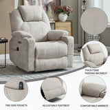 Power Lift Recliner Chair With Massage Lumbar Heat - Omega Lifestyles