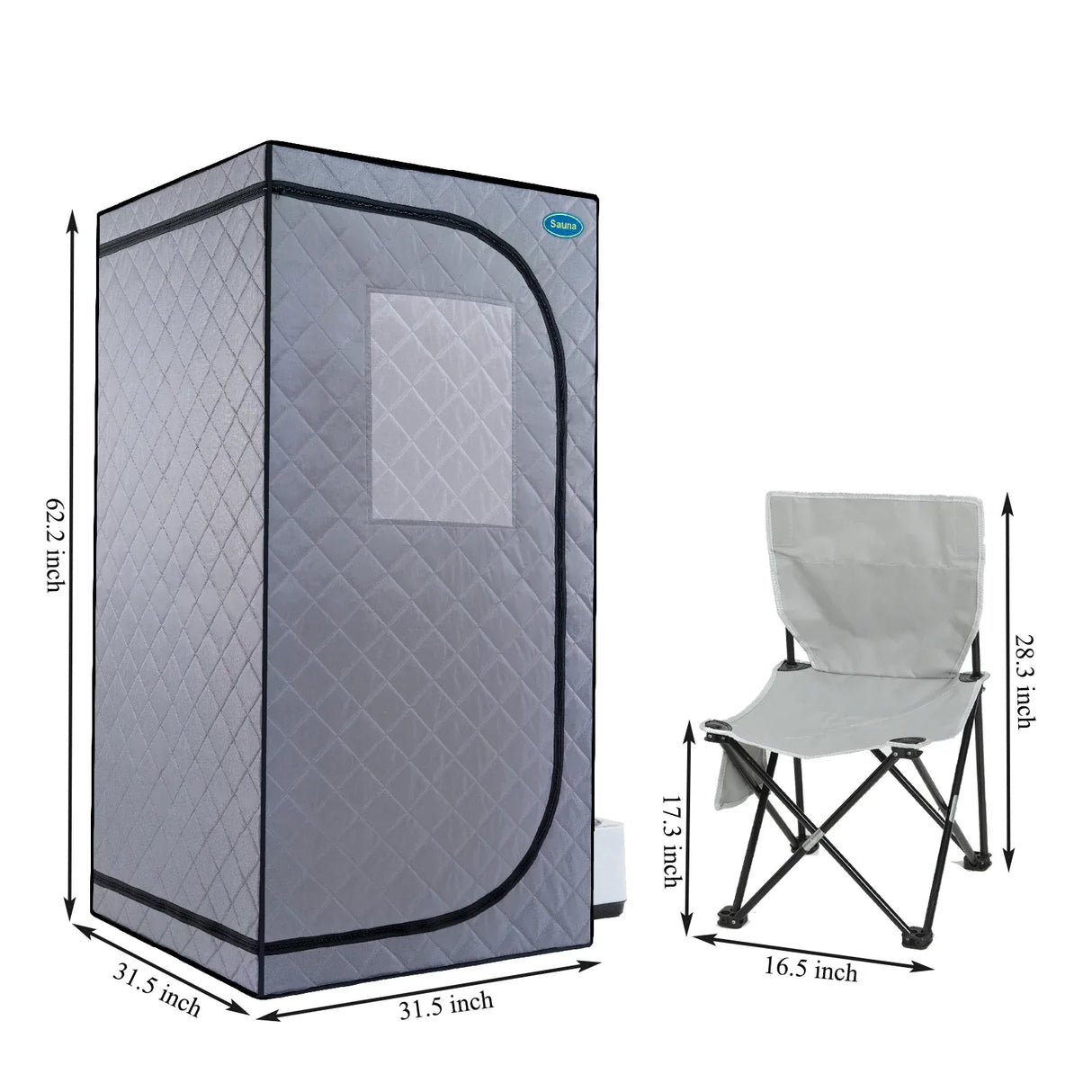 Portable Folding Steam Sauna Tent With Remote Control - Omega Lifestyles