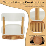 Modern Farmhouse Beige Bouclé Upholstered Accent Chair - Omega Lifestyles