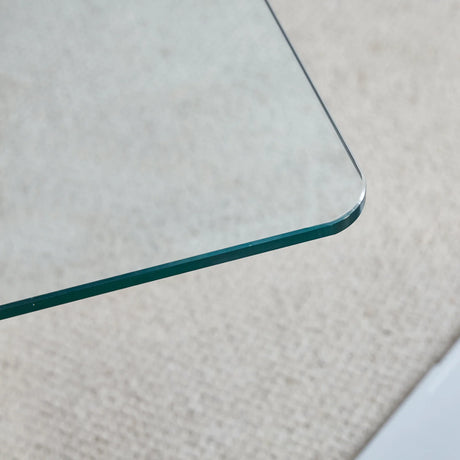 Modern Minimalist Glass Top MDF Coffee Table - Omega Lifestyles