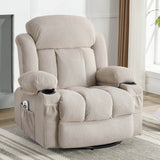 Heated Velvet Swinging Recliner Massage Chair - Omega Lifestyles