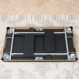 5.5-Foot Foldable Blue Velvet Cloth Billiard Table - Omega Lifestyles