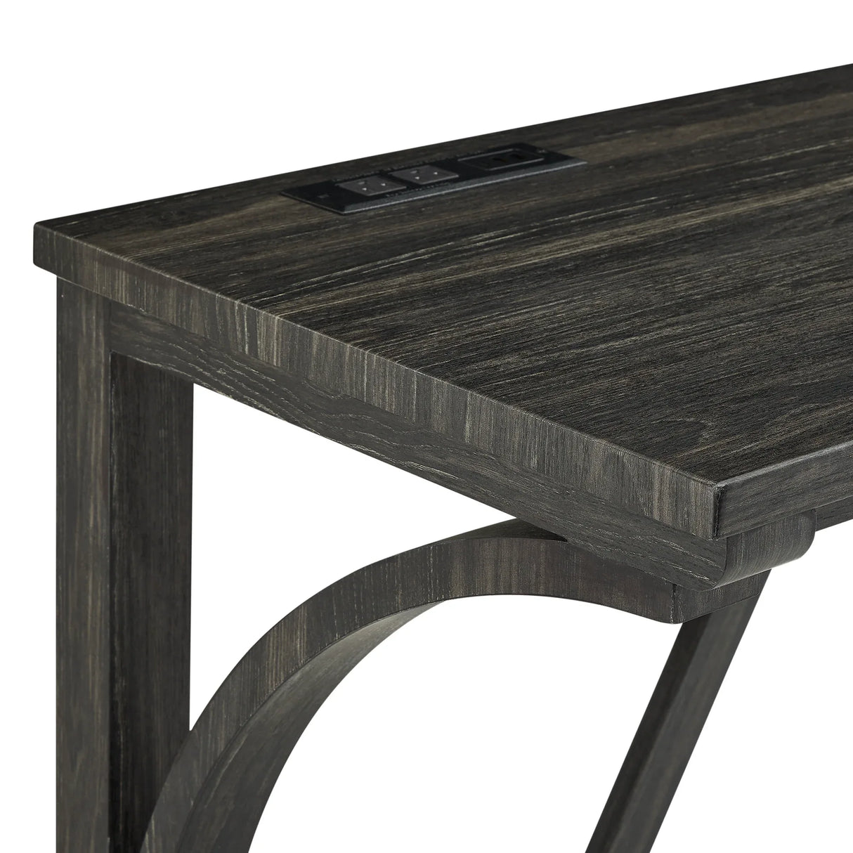 Industrial Bar Table And Chairs Set With Power Outlet - Omega Lifestyles