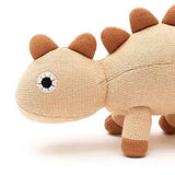 Peach Cotton Polyester Stuffed Dinosaur Soft Toy - Omega Lifestyles