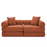 Modular Folding Convertible Corduroy Sofa Bed - Omega Lifestyles