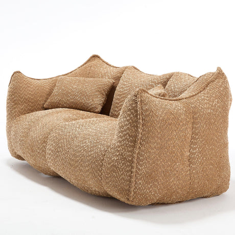 Dual Chenille Bean Bag Chair With High Resilience Foam - Omega Lifestyles