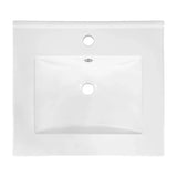 Modern Wall Mounted Bathroom Cabinet With Ceramic Sink - Omega Lifestyles