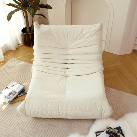 High-Density Foam Ergonomic Art Deco Bean Bag Chair - Omega Lifestyles