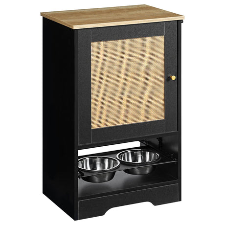 Elevated Pet Feeding Station With Storage Drawers - Sleep Galleria