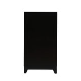 Modern Black Particle Board MDF TV Stand Cabinet - Omega Lifestyles