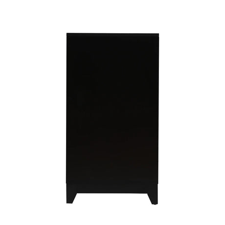 Modern Black Particle Board MDF TV Stand Cabinet - Omega Lifestyles