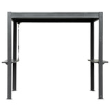 Adjustable Metal Grill Louvered Pergola With Gutter