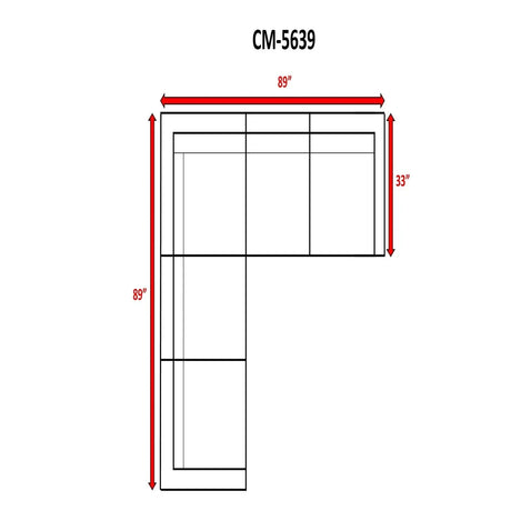 Modular L-Shaped Fully Assembled Outdoor Sectional Sofa - Omega Lifestyles