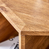 Hexagonal MDF Storage Coffee Table With Pattern - Omega Lifestyles