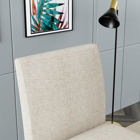 Fabric Accent Chair Set Of 2 With Round Wood Table - Omega Lifestyles