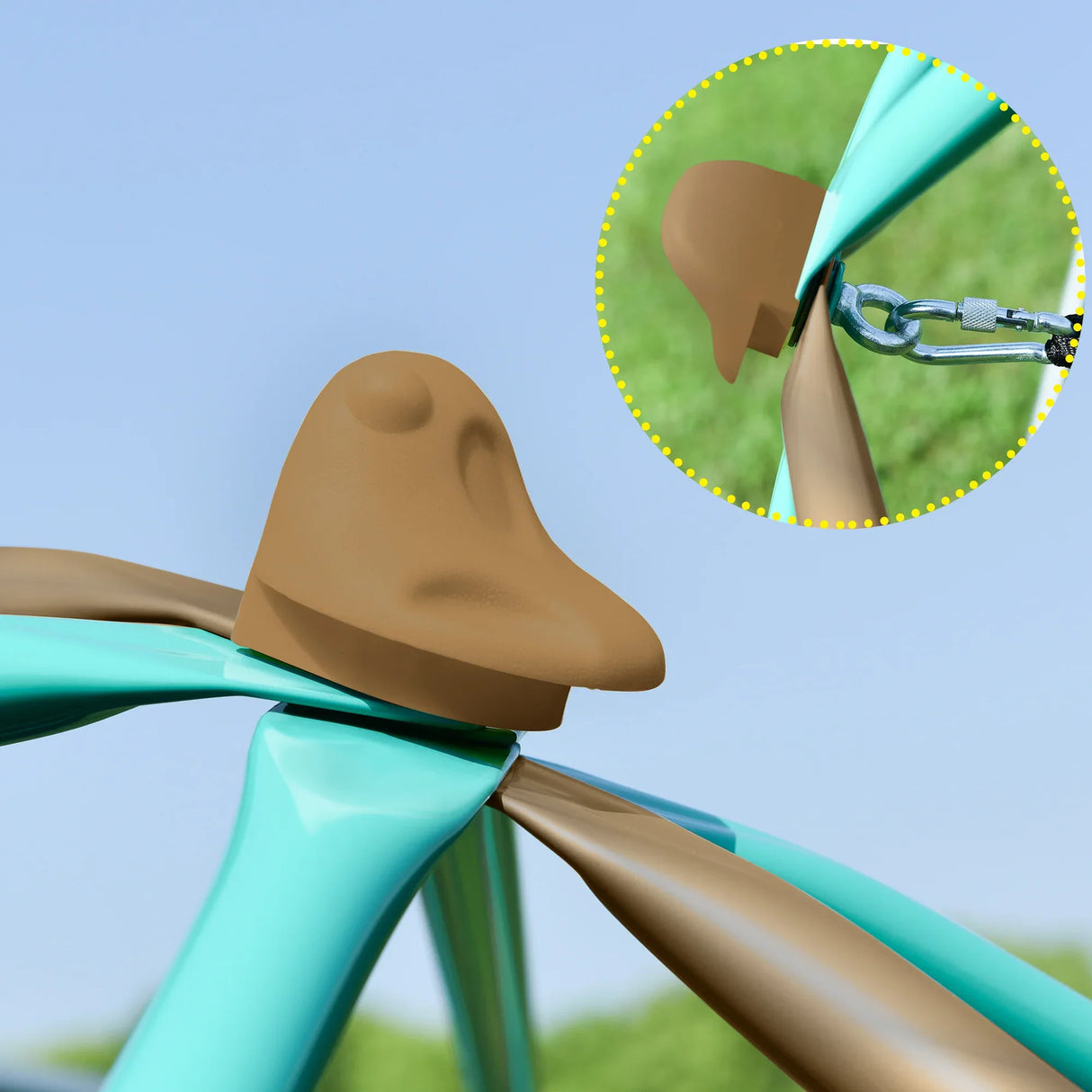 13-Inch Rust-Resistant Metal Kids Climbing Dome - Omega Lifestyles