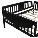 Full Full Size Solid Wood Espresso Daybed Frame - Omega Lifestyles