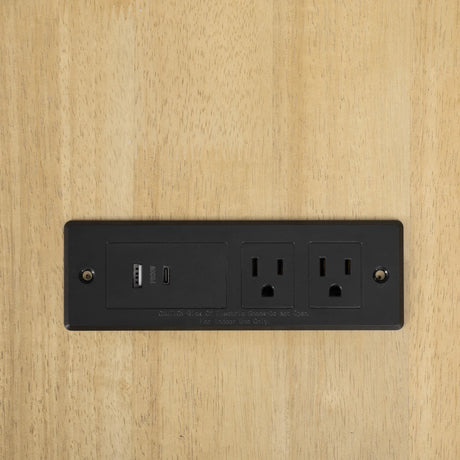 Extendable Rubber Wood Veneer Kitchen Island Cart - Omega Lifestyles